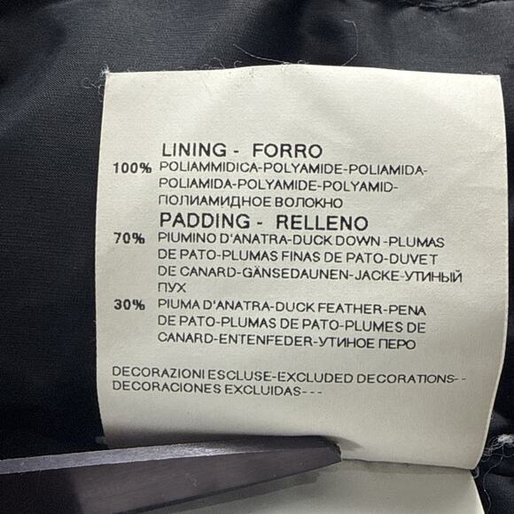 Men's‎ Emporio Armani Jeans Slim-Fit Navy Full Zip Down Jacket Size Small - Picture 11 of 11